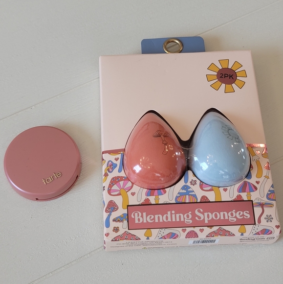 ๐ ๐๏ธ Tarte Deluxe Amazonian Clay Blush in Paaarty & Blending Sponges - Picture 10 of 12